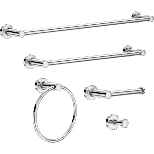 Polished Chrome Bathroom Hardware Sets You'll Love Wayfair